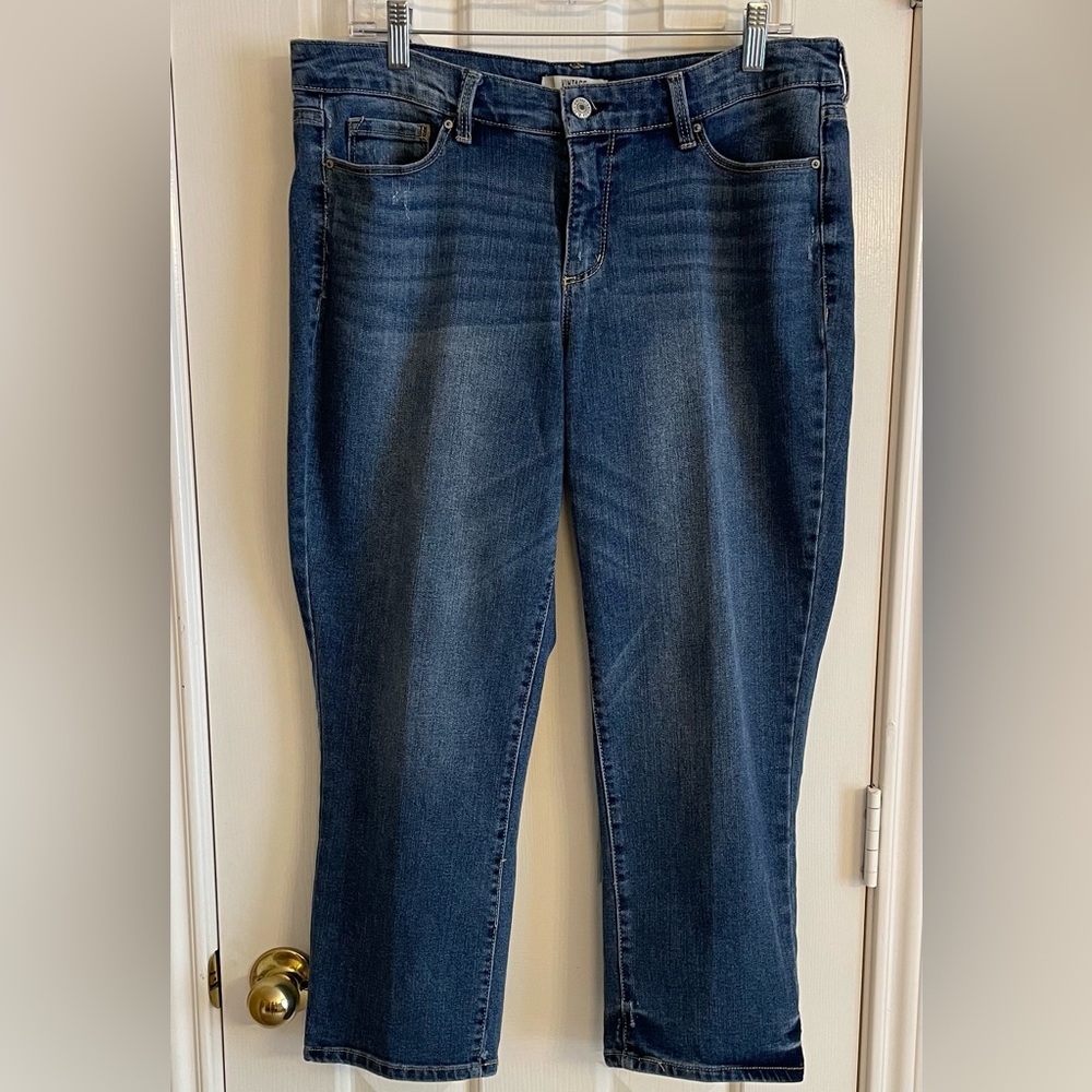 Women's Crop Blue Jeans